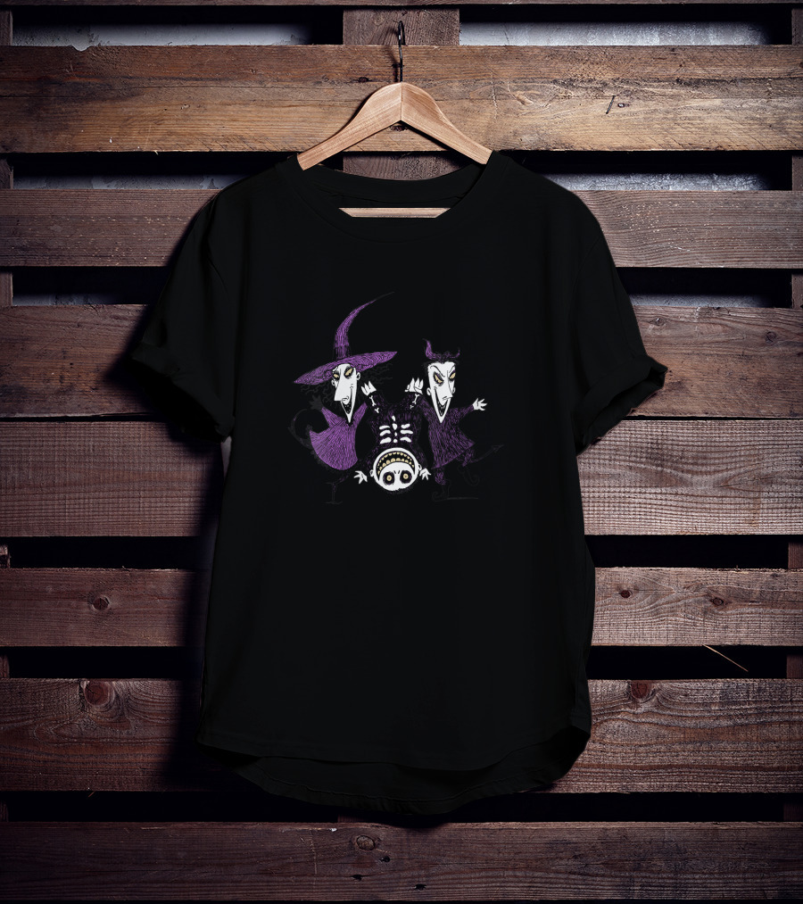 Disney Halloween Nightmare Before Christmas Lock Shock And Barrel Trick Or Treat T-Shirt