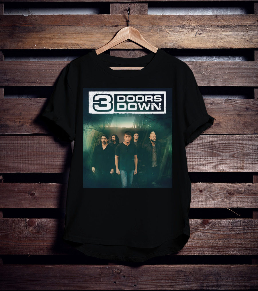 3 Doors Down Band Members Photo T-Shirt