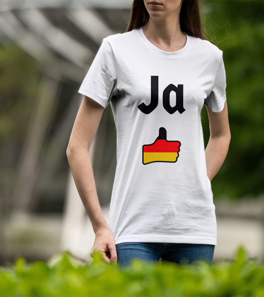 Ja Thumbs Up German Flag T-Shirt