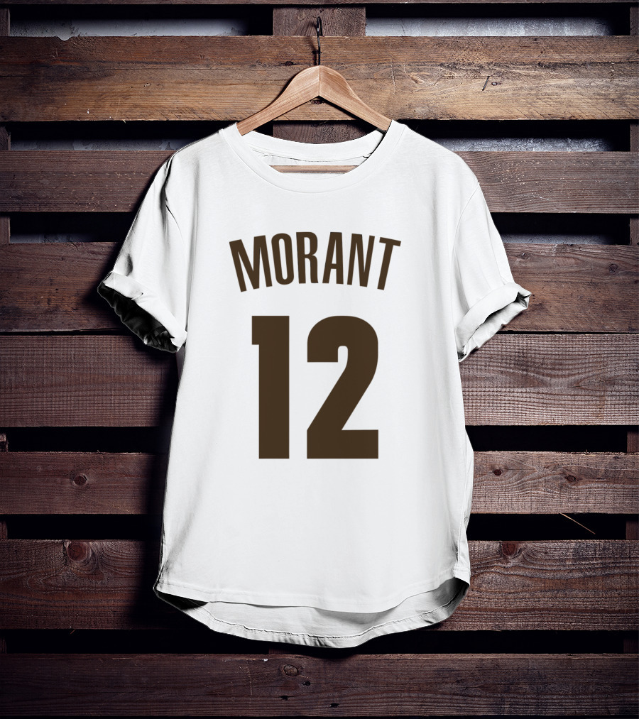 Morant 12 Basketball Jersey T-Shirt