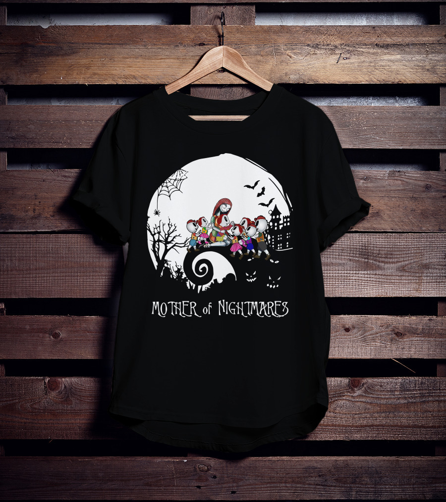 Mother Of Nightmares 4girls 3boys Halloween Characters T-Shirt