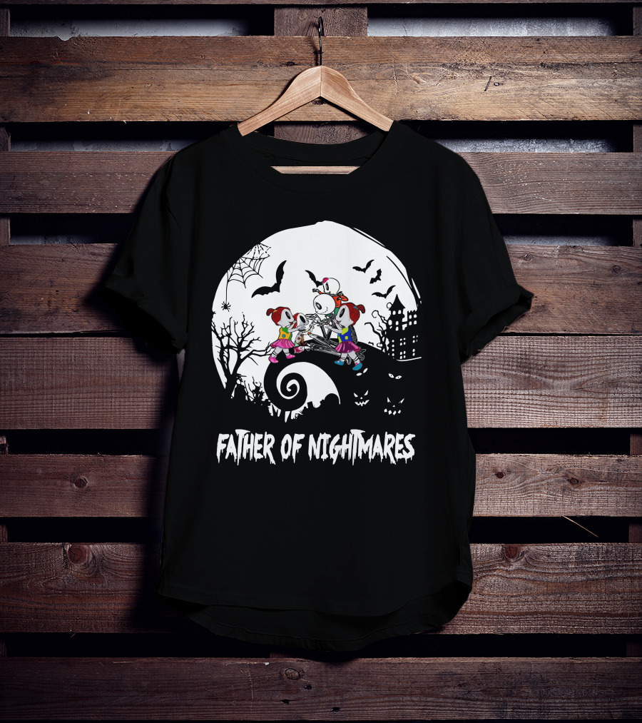 Father Of Nightmares 3 Girls 1 Boy T-Shirt