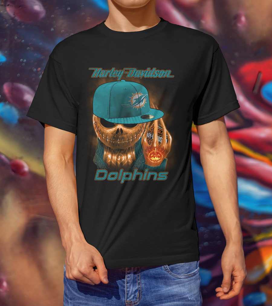 Harley Davidson Miami Dolphins T-Shirt