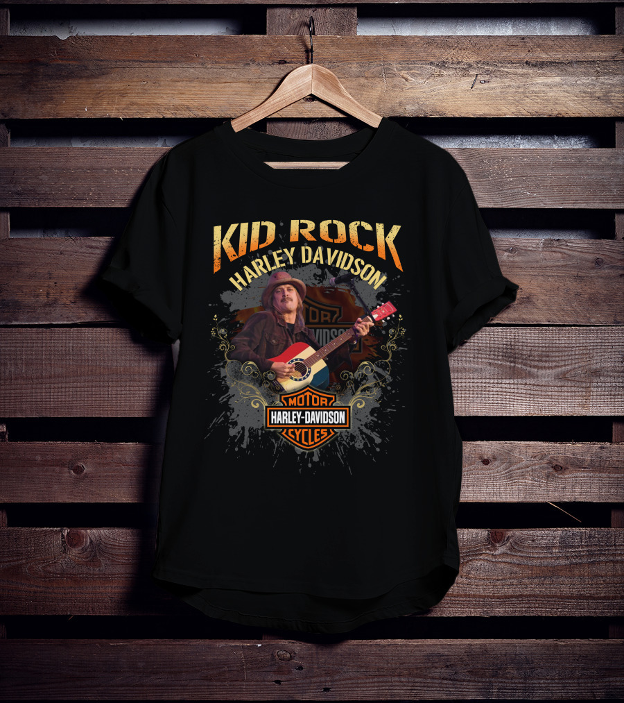 Kid Rock Harley Davidson Motorcycles T-Shirt