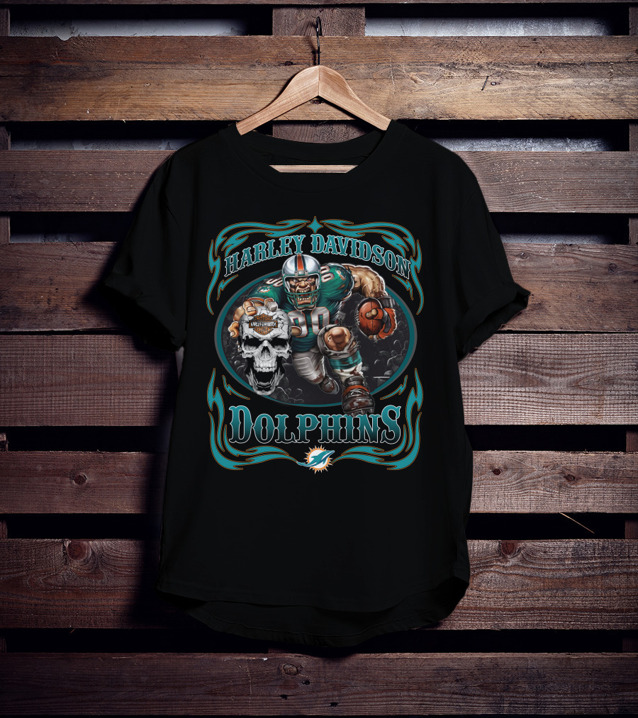 Harley Davidson Dolphins T-Shirt