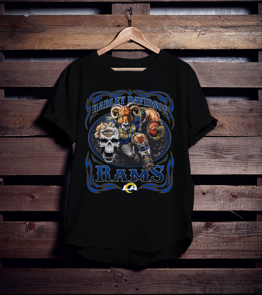 Harley Davidson Los Angeles Rams T-Shirt