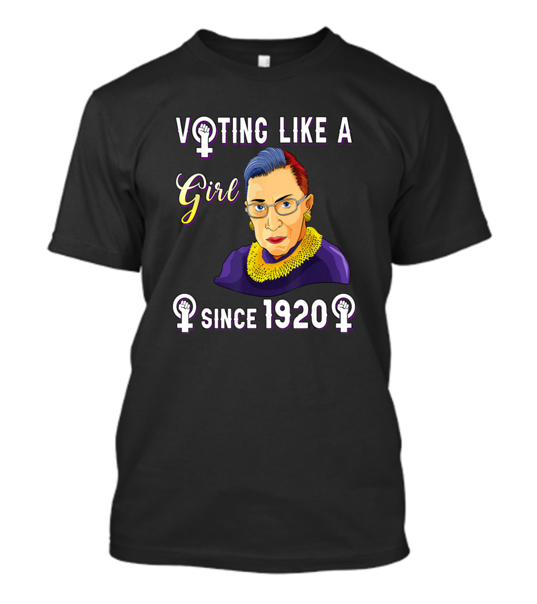 Voting Like A Girl Since 1920 Ruth Bader Ginsburg RBG T-Shirt