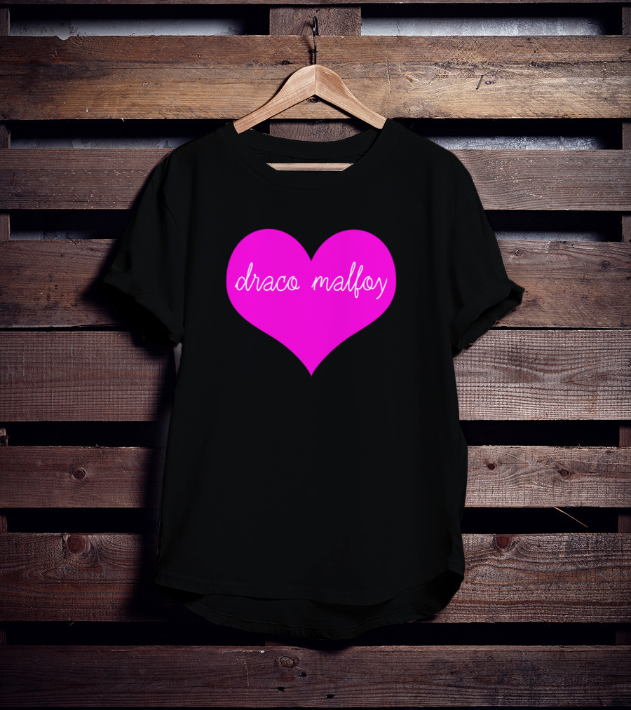 Draco Malfoy Heart Big Fun T-Shirt