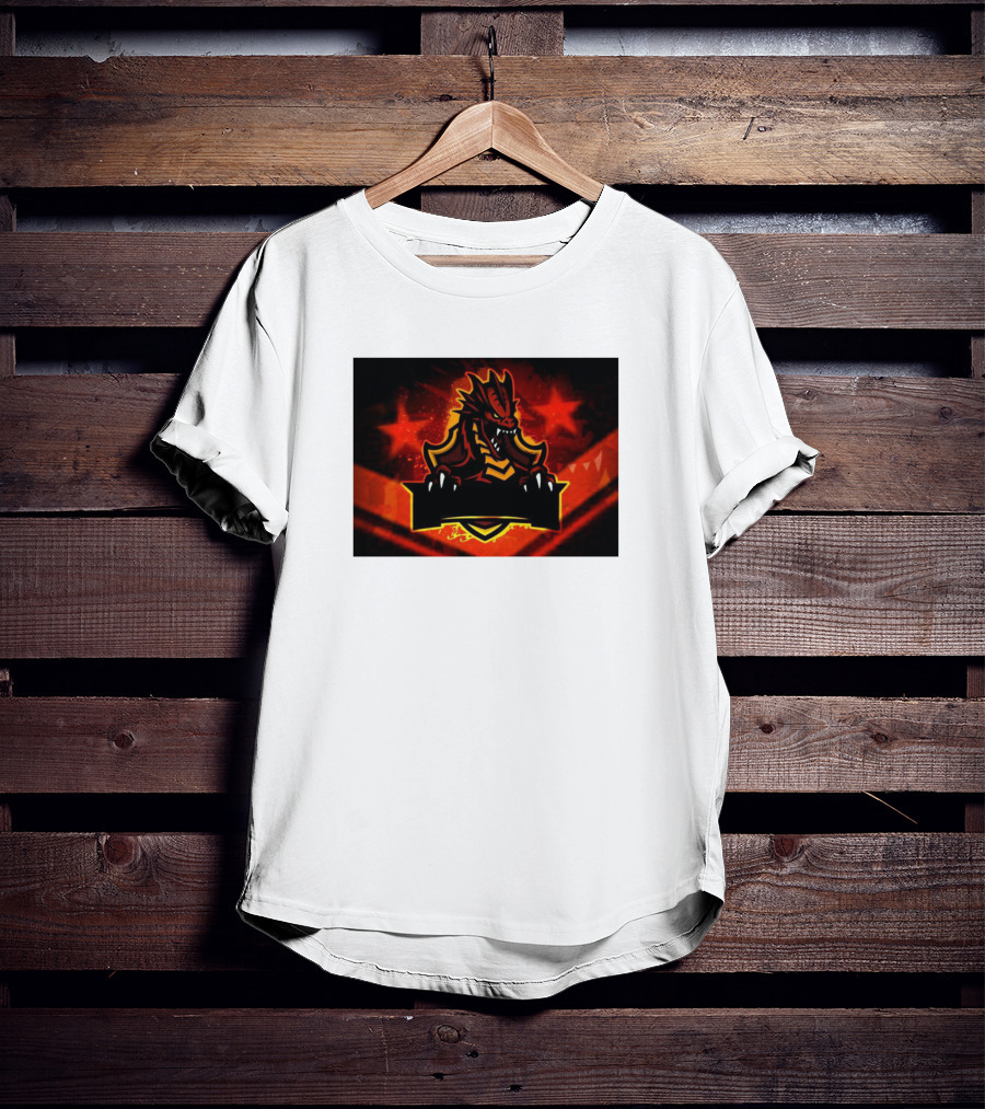 Draco6kin1 Fiery Dragon Emblem T-Shirt