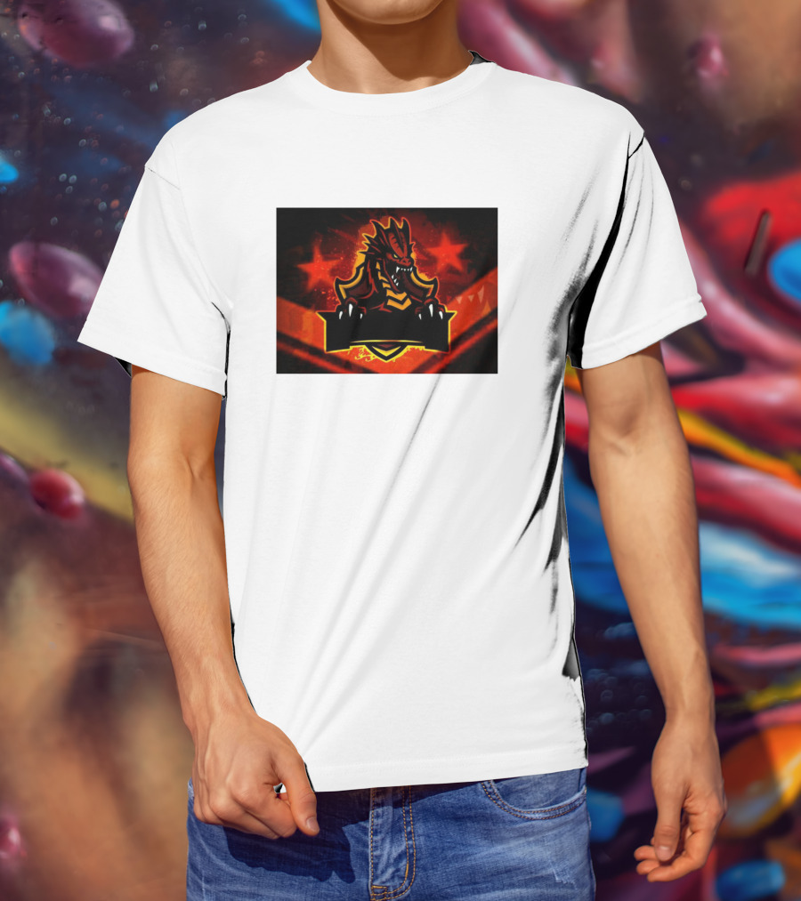 Draco6kin1 Fiery Dragon Emblem T-Shirt