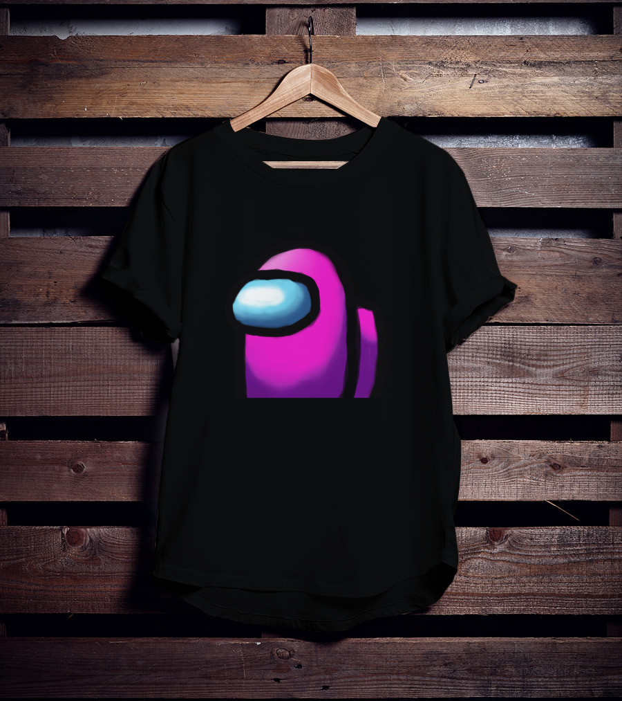 Among Us Pink Crewmate Character T-Shirt