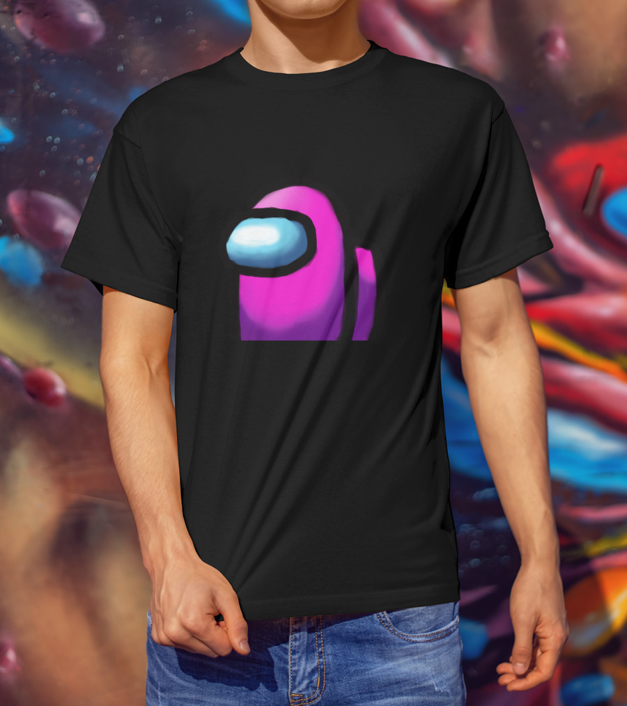 Among Us Pink Crewmate Character T-Shirt