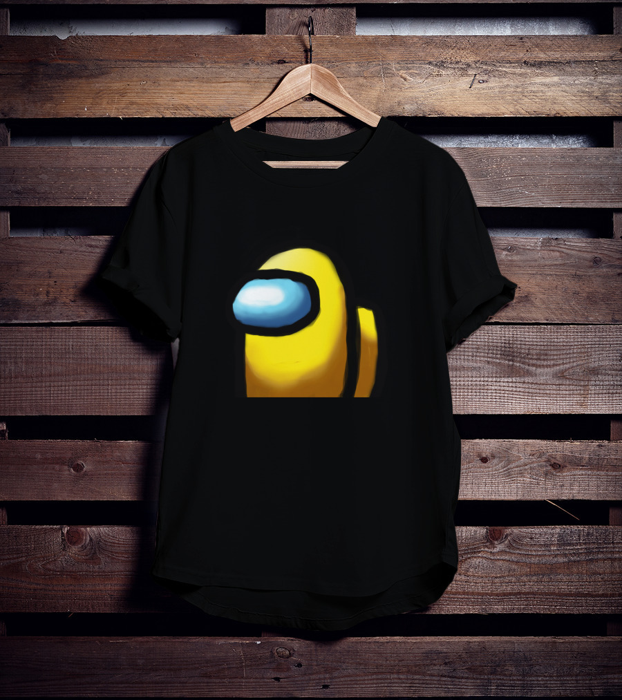 Among Us Yellow Crewmate Character T-Shirt