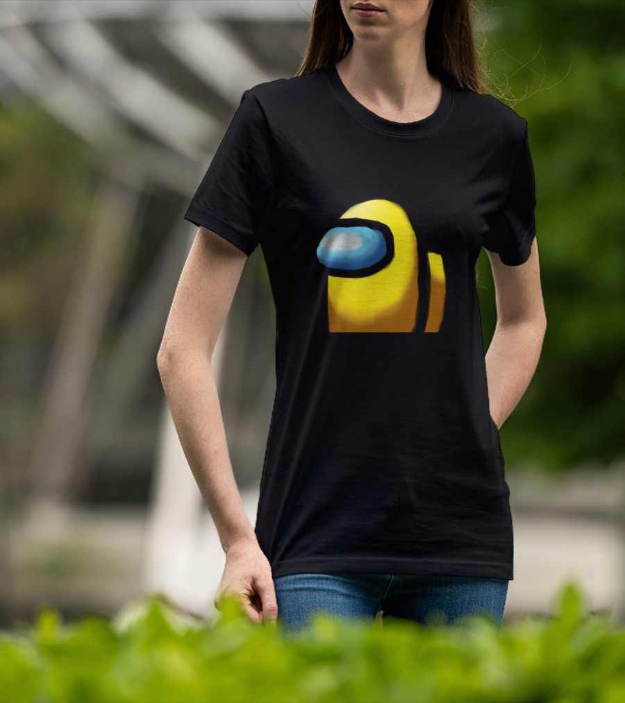 Among Us Yellow Crewmate Character T-Shirt