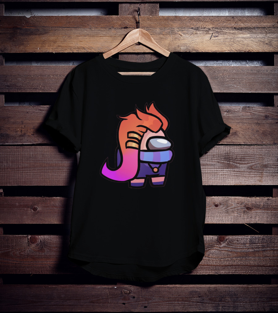 Among Us Character With Zoe Hairstyle From League Of Legends T-Shirt