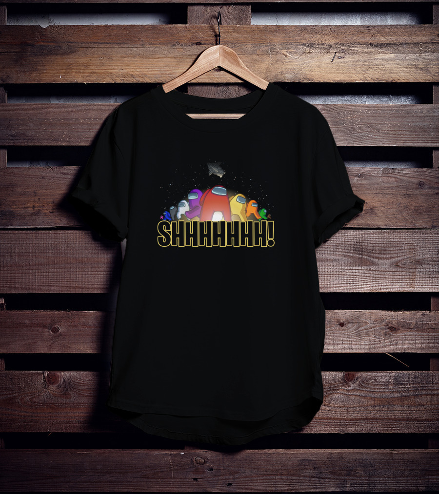 SHHHHHHH Impostor And Crewmate Among Us T-Shirt