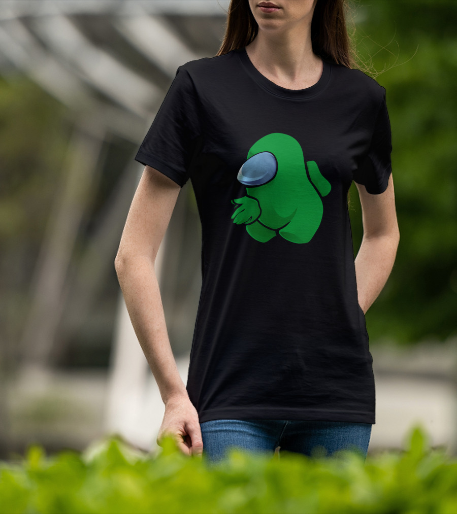 Sus Among Us Crewmate Dark Green T-Shirt