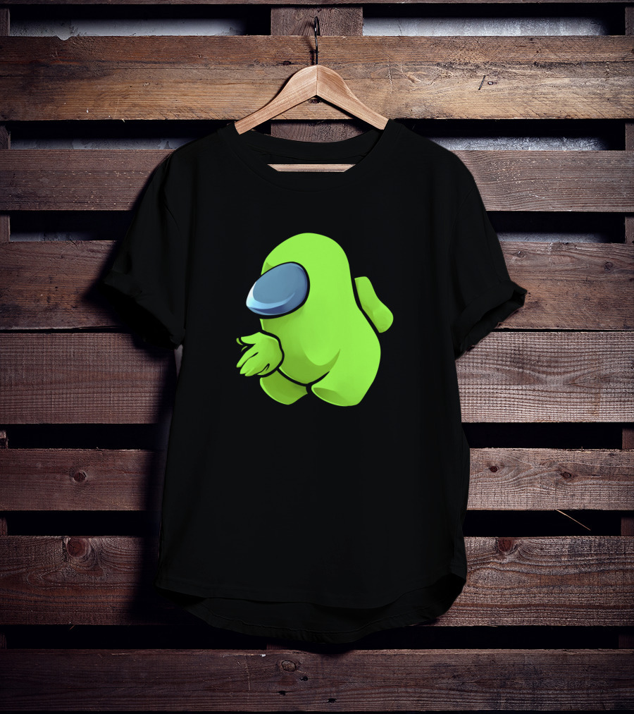 Sus Light Green Crewmate Character T-Shirt