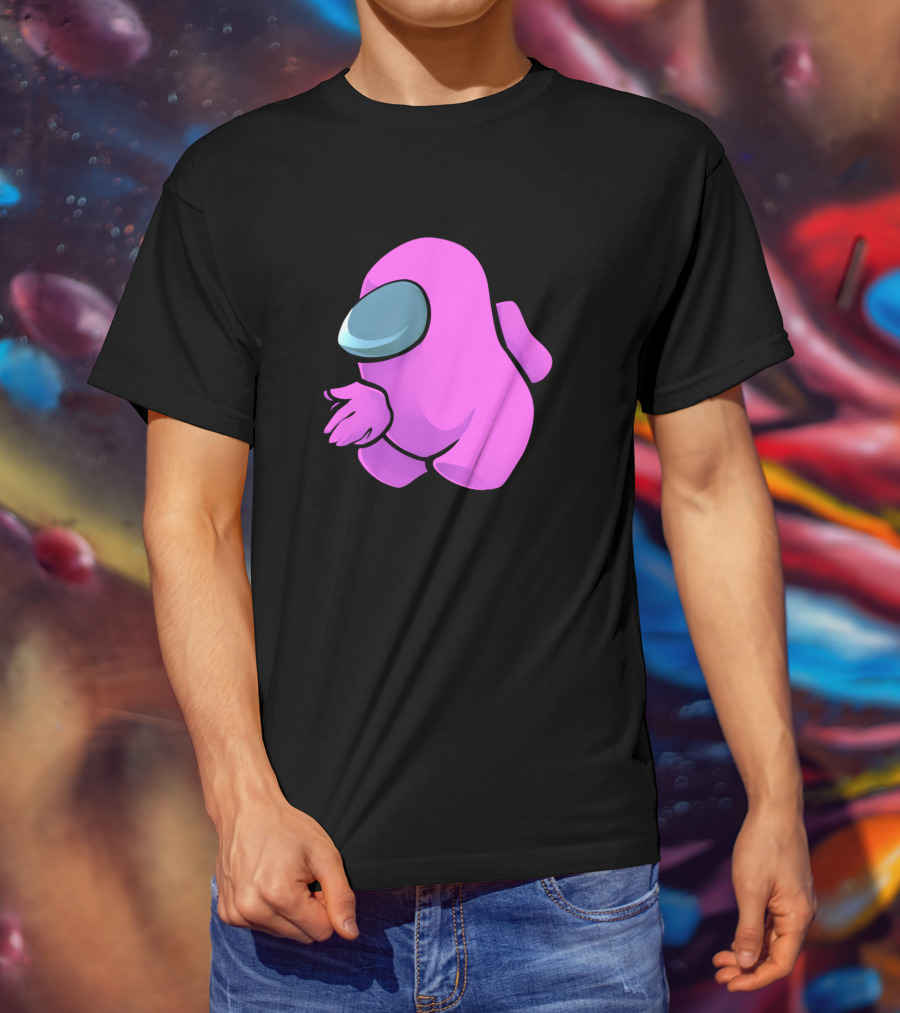 Sus Pink Crewmate Among Us T-Shirt