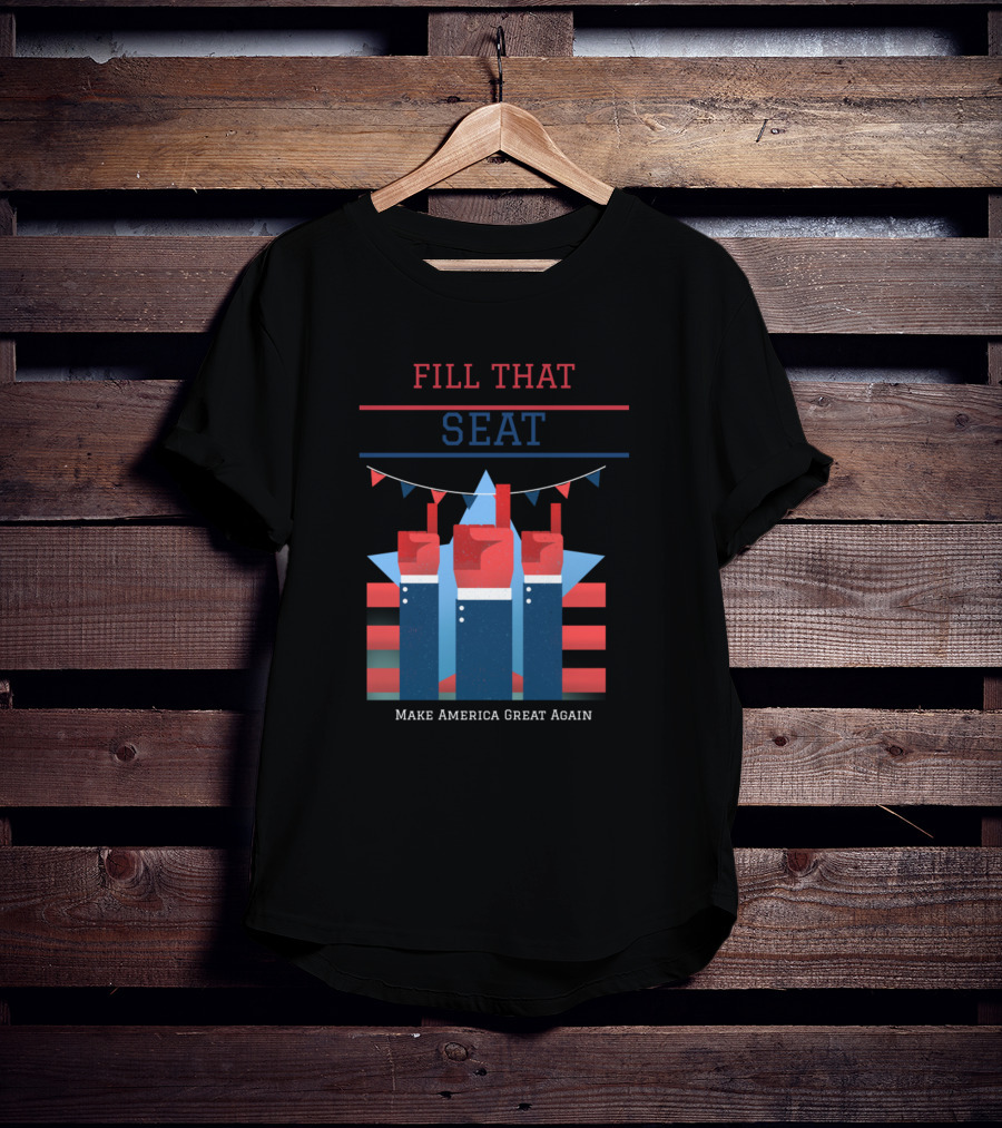 Fill That Seat Make America Great Again Court 8Y T-Shirt