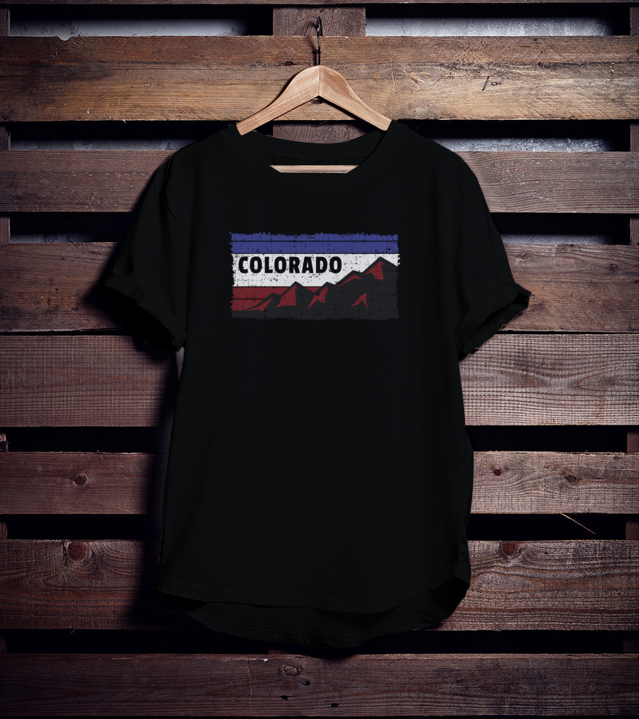 Colorado Rocky Mountain Denver Aspen USA State T-Shirt