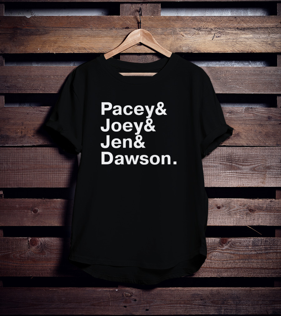 Pacey Joey Jen Dawson Dawson's Creek Characters T-Shirt