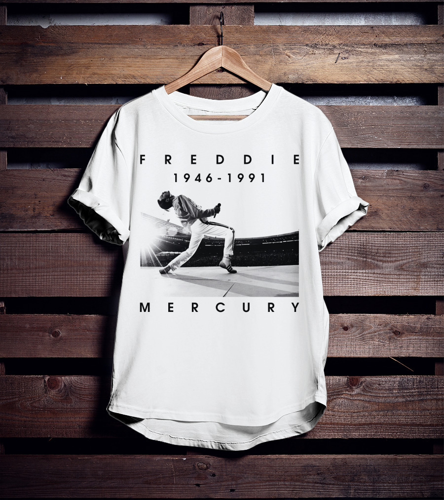 Freddie Mercury 1946-1991 Iconic Stage Performance T-Shirt