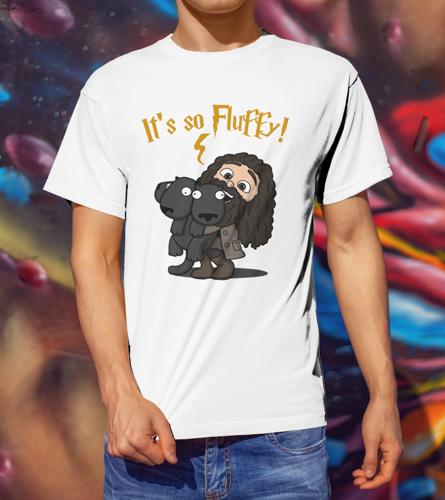 Robbie Coltrane It’s So Fluffy Lightning Wizard T-Shirt