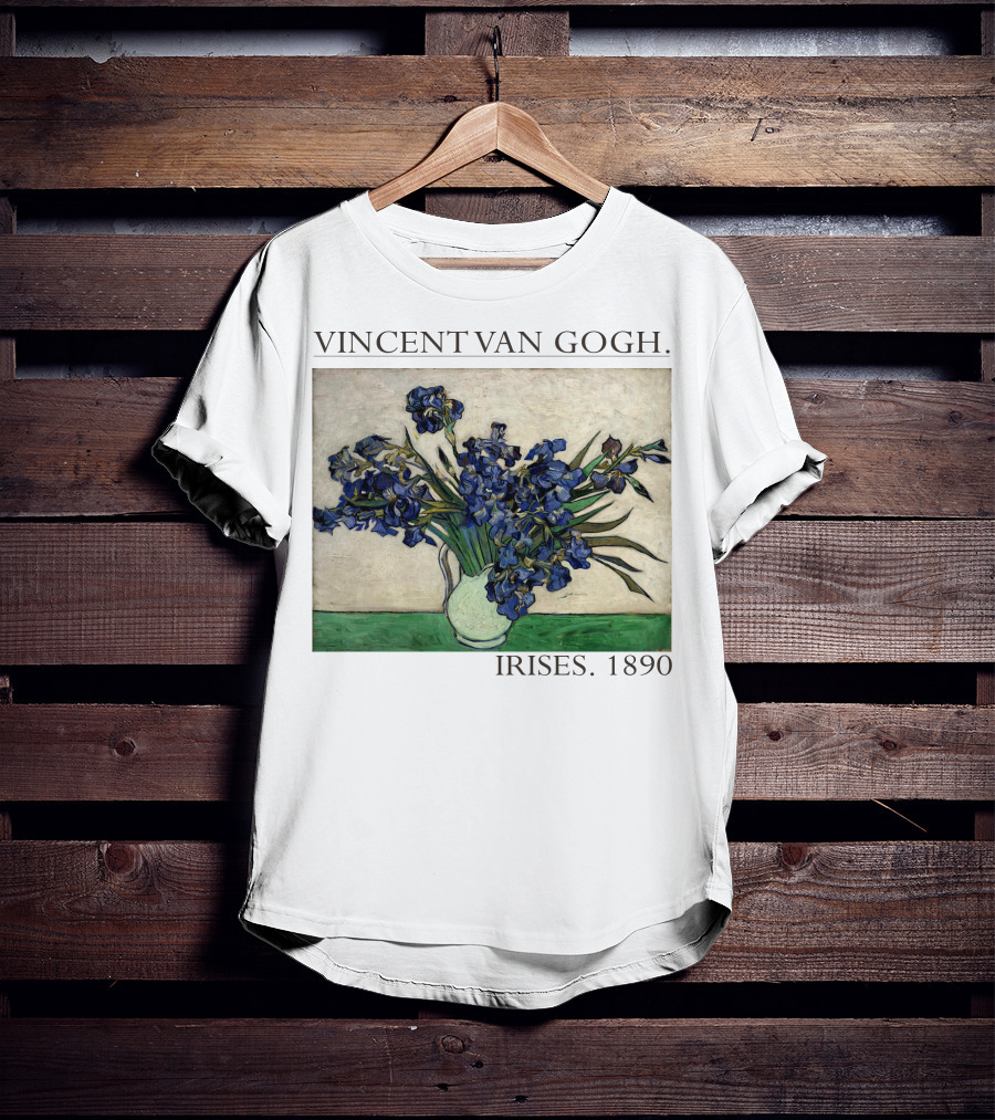 VINCENT VAN GOGH IRISES 1890 T-Shirt
