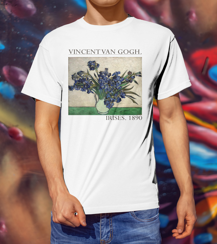 VINCENT VAN GOGH IRISES 1890 T-Shirt