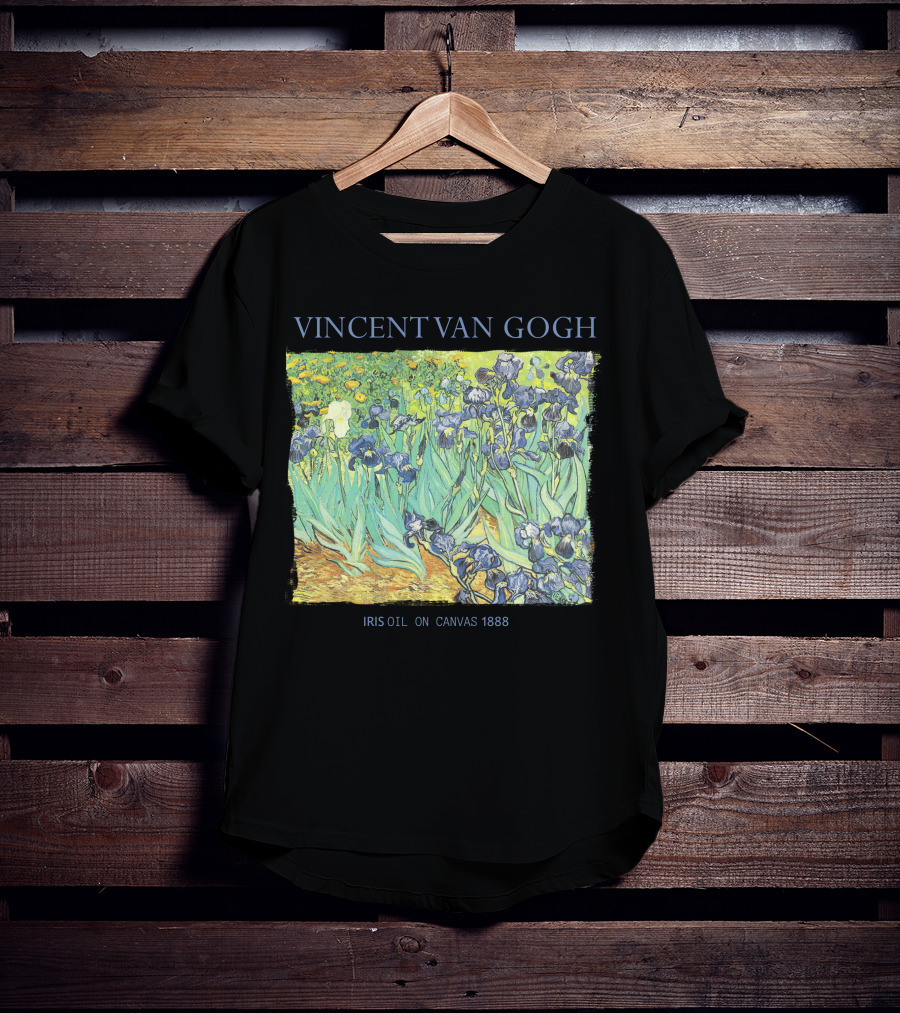 Vincent Van Gogh Iris Oil On Canvas 1888 T-Shirt