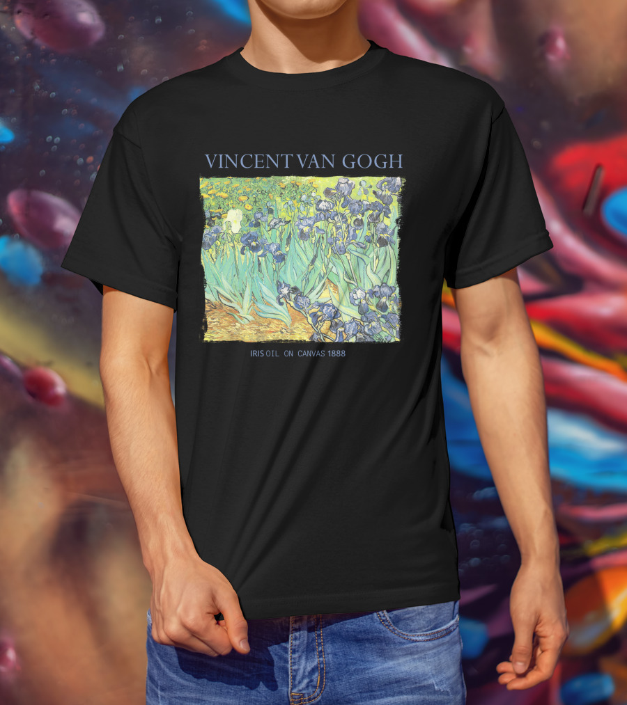 Vincent Van Gogh Iris Oil On Canvas 1888 T-Shirt