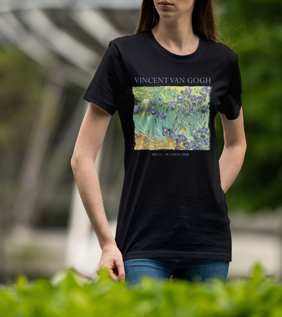 Vincent Van Gogh Iris Oil On Canvas 1888 T-Shirt