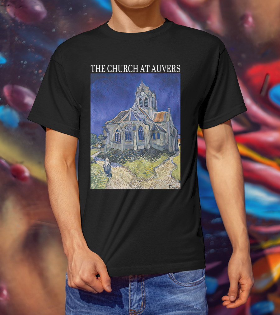 Van Gogh The Church At Auvers Painting By Vincent Van Gogh T-Shirt