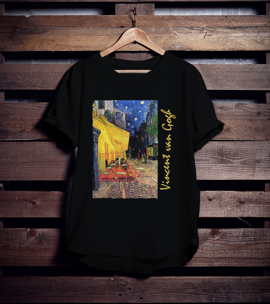 Vincent Van Gogh Café Terrace At Night T-Shirt