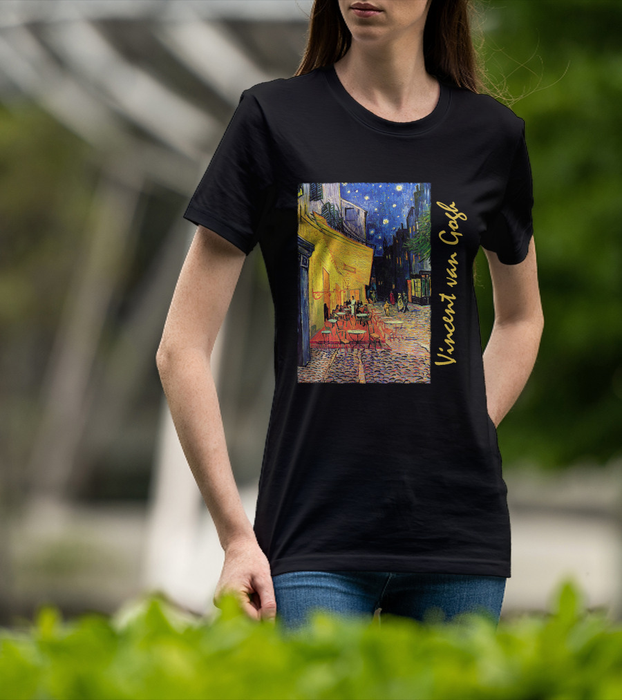 Vincent Van Gogh Café Terrace At Night T-Shirt
