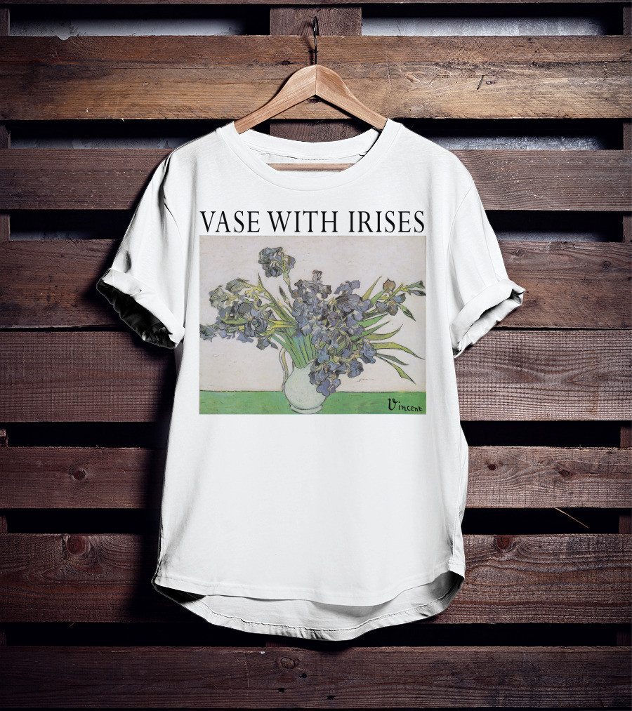 Vase With Irises Vincent T-Shirt