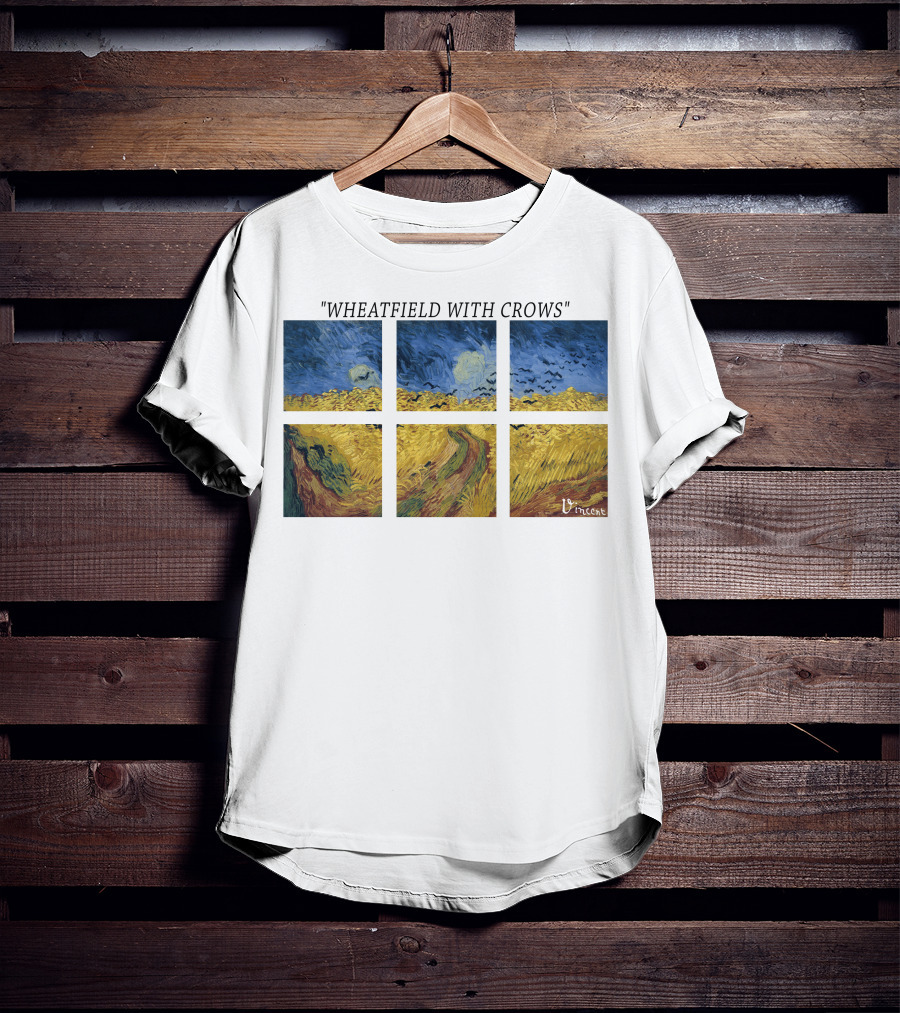 Vincent Van Gogh Wheatfield With Crows Vincent T-Shirt