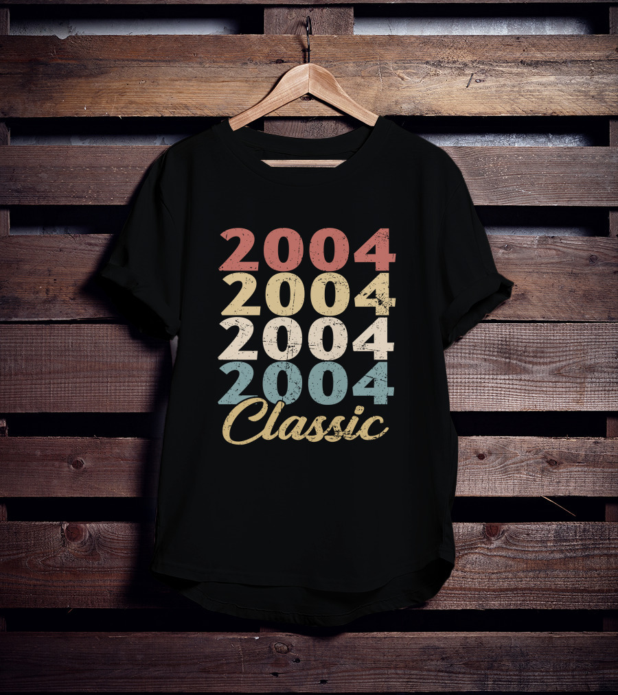 2004 Classic Retro Multi-Color T-Shirt