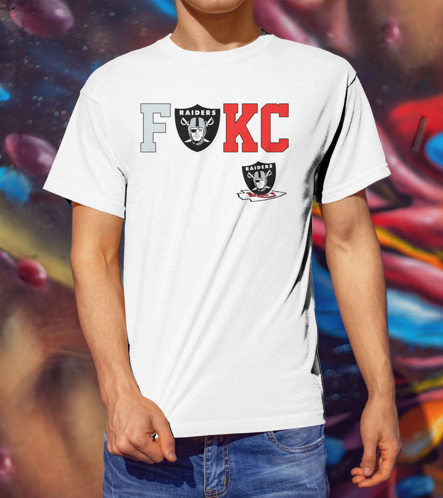 F Raiders KC Chiefs T-Shirt