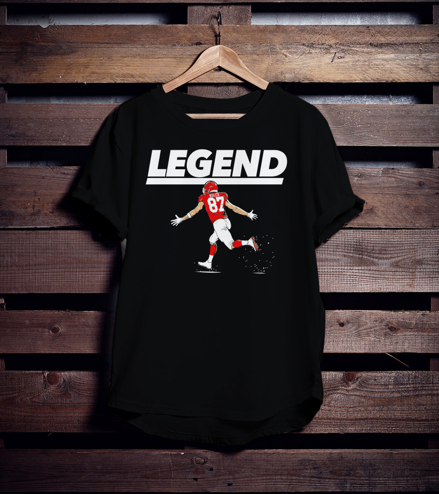 Legend Travis Kelce 87 Kansas City Chiefs T-Shirt