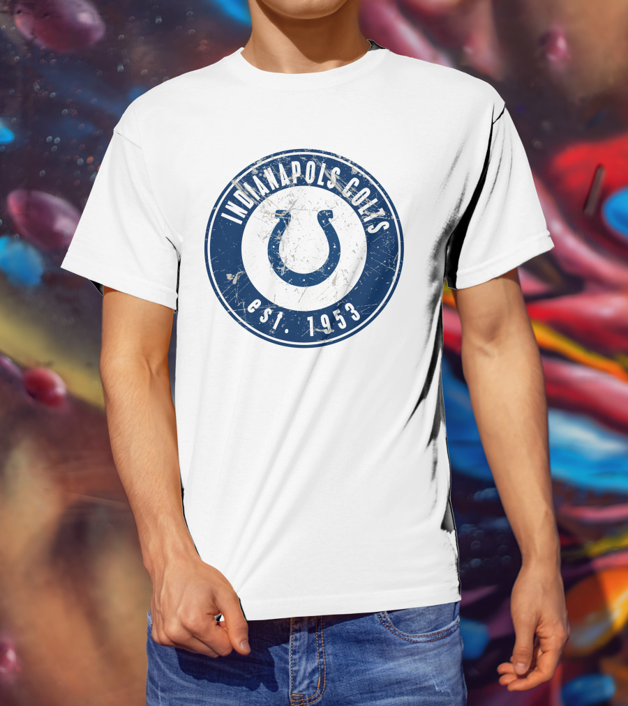 Indianapolis Colts Est. 1953 Vintage Horseshoe T-Shirt