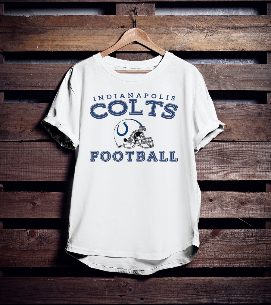Indianapolis Colts Football Helmet T-Shirt