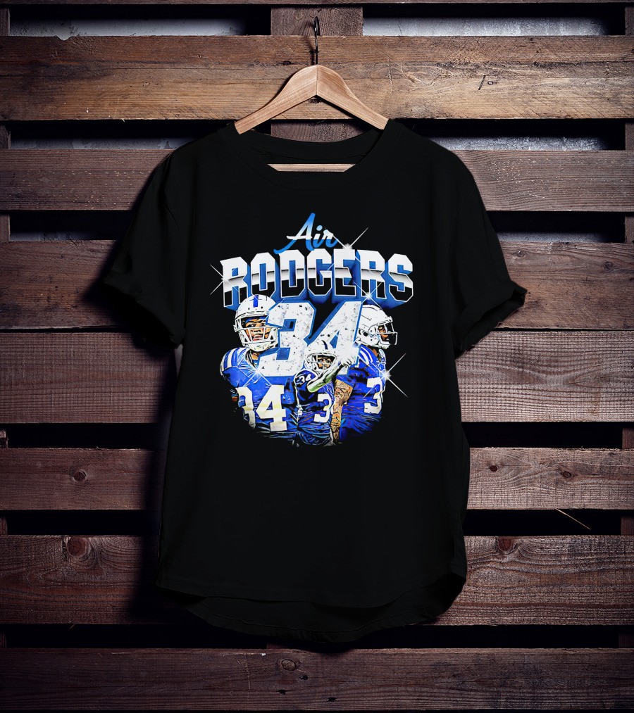 Air Rodgers 34 Indianapolis Colts Players T-Shirt