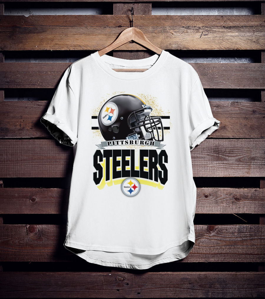 Pittsburgh Steelers Football Helmet Team T-Shirt