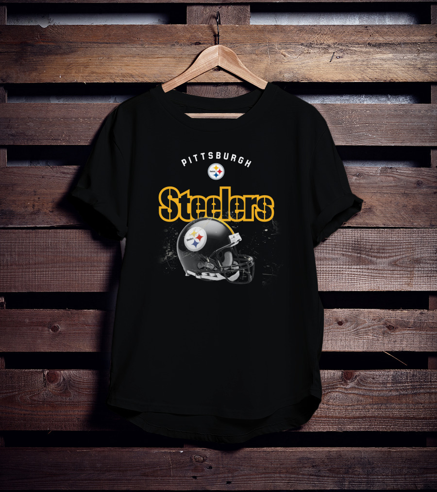 Pittsburgh Steelers Helmet T-Shirt