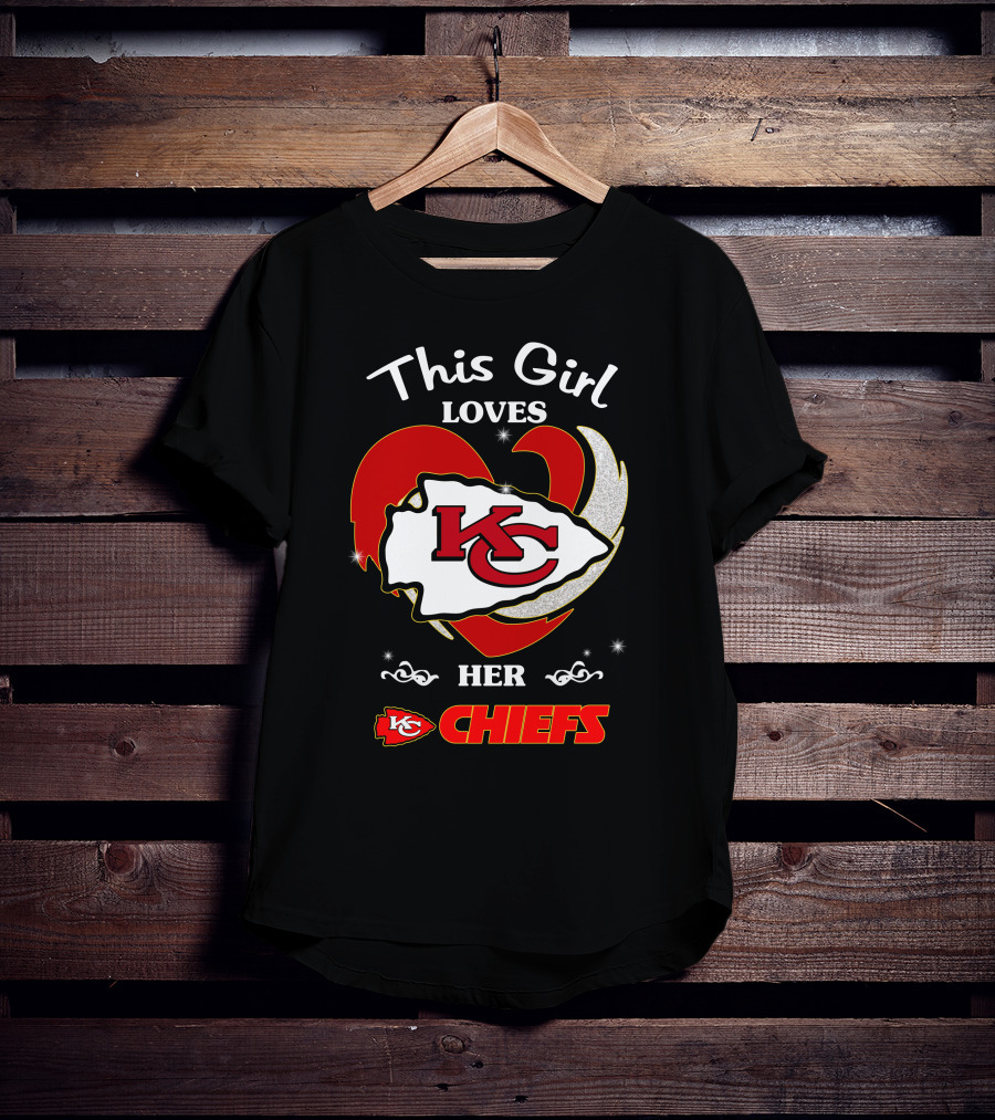 This Girl Loves Her Kansas City Chiefs T-Shirt
