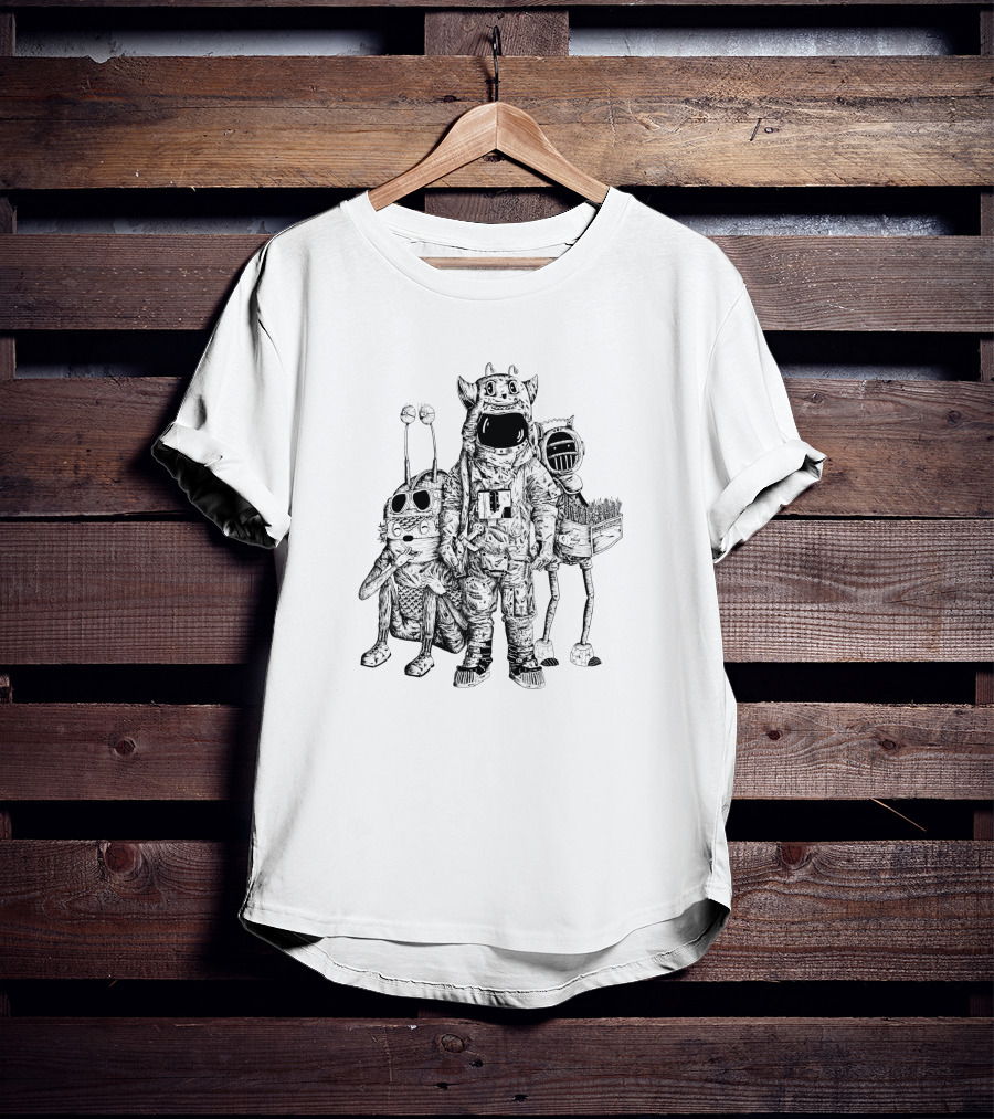 Astro And The Aliens 1100165 Intergalactic Adventure Crew T-Shirt