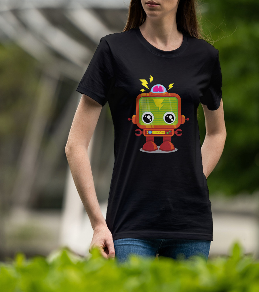 Baby Robot 29128 Lightning Brain Power T-Shirt