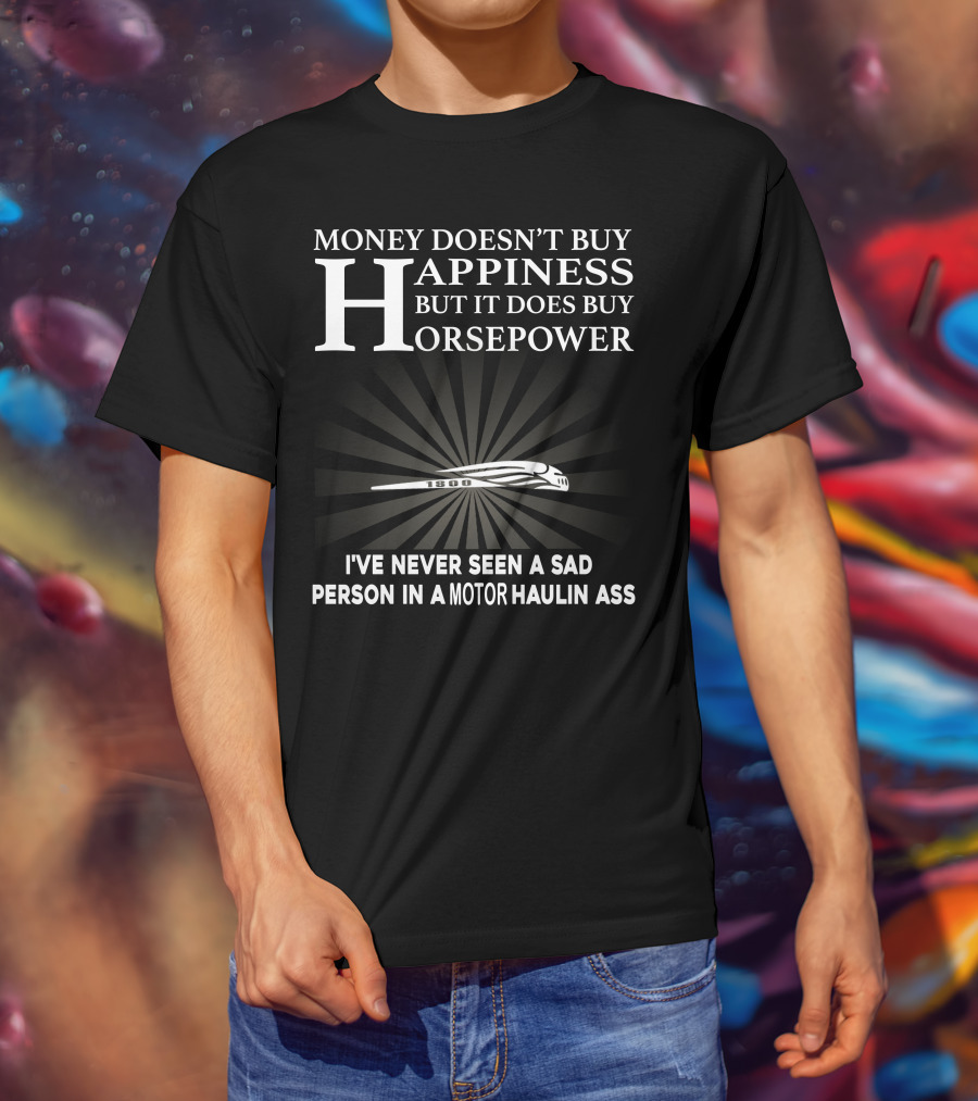 Money Doesn't Buy Happiness But It Does Buy Horsepower Honda VTX1800 T-Shirt